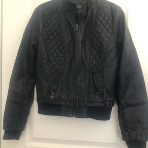 Child pleather jacket